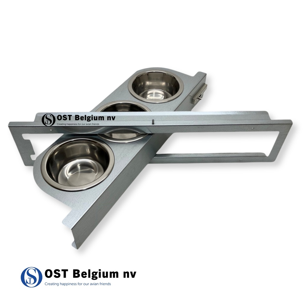 [89330131] Draaiplateau 3 delig + potten (13 cm)