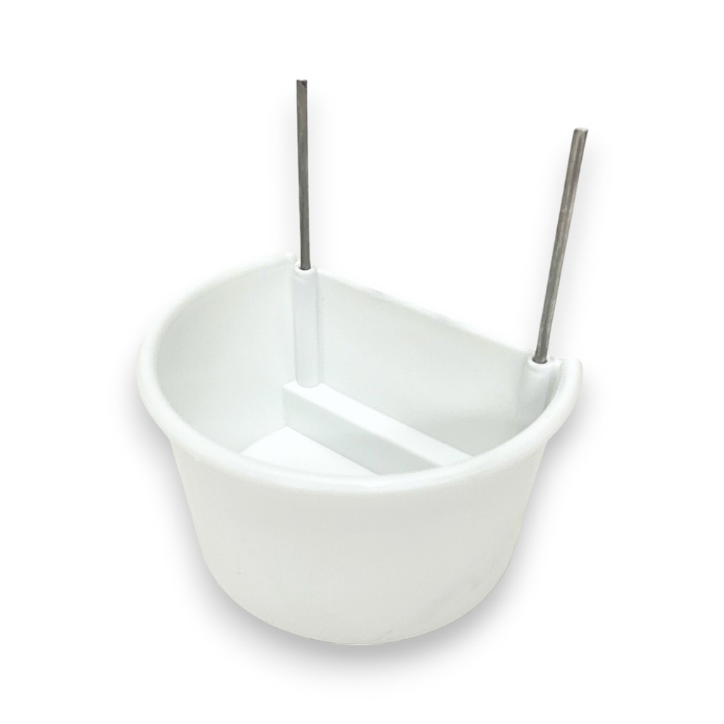 Papageientopf weiß