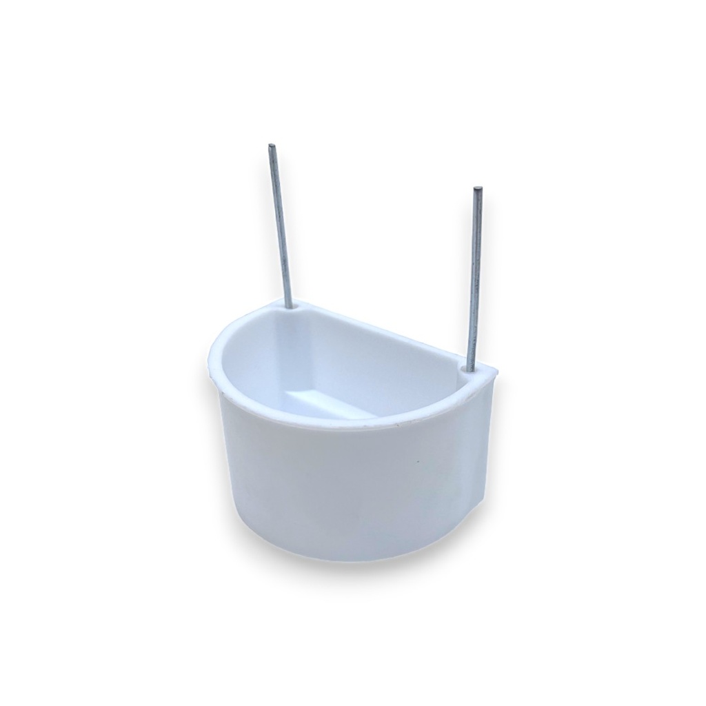 [88351421] Bebedero 2 ganchos (Blanco, Small)