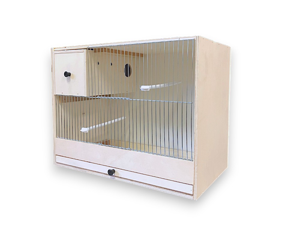 Breeding cage with nest