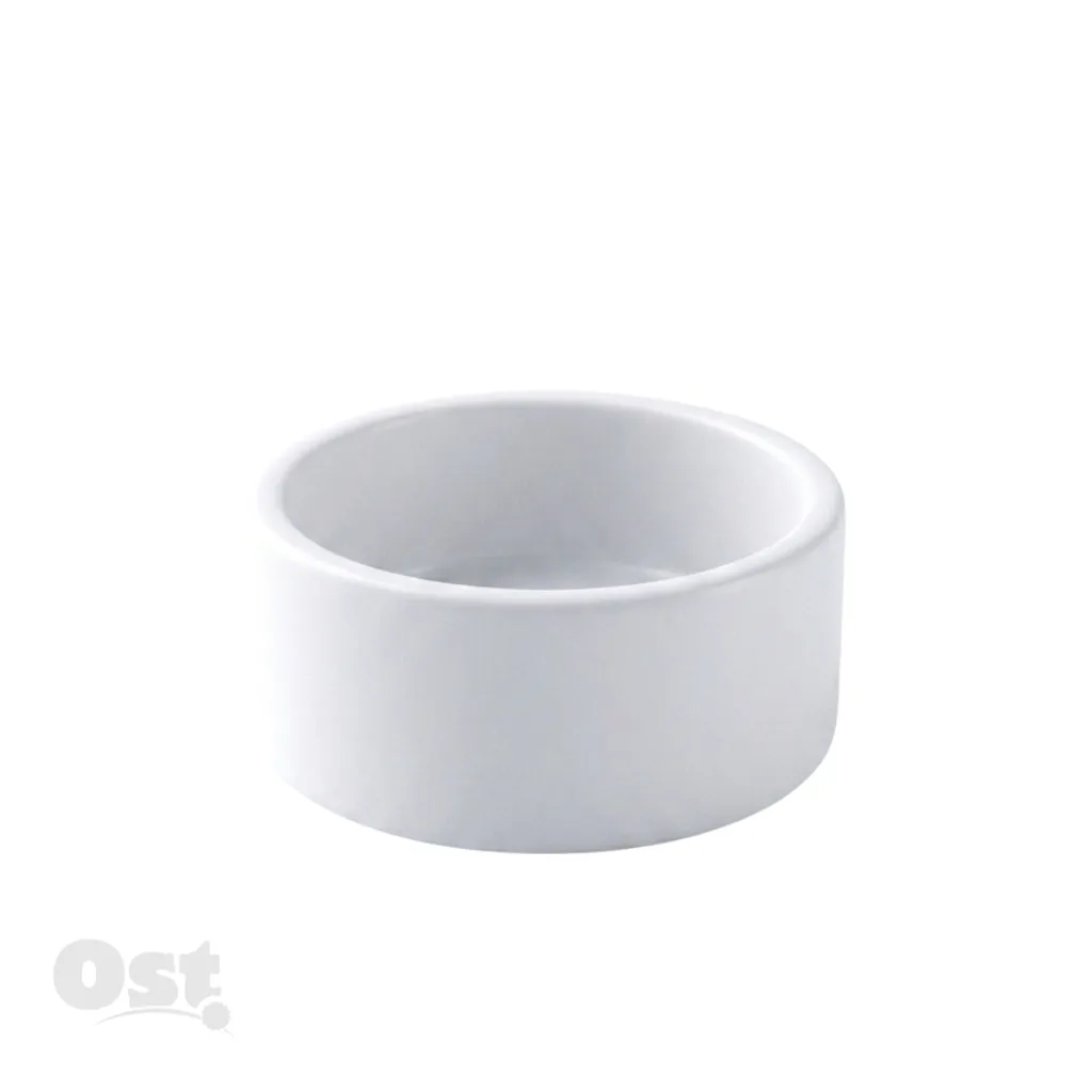 [88351834] Comedero redondo (Blanco, 7cm x 3cm High)