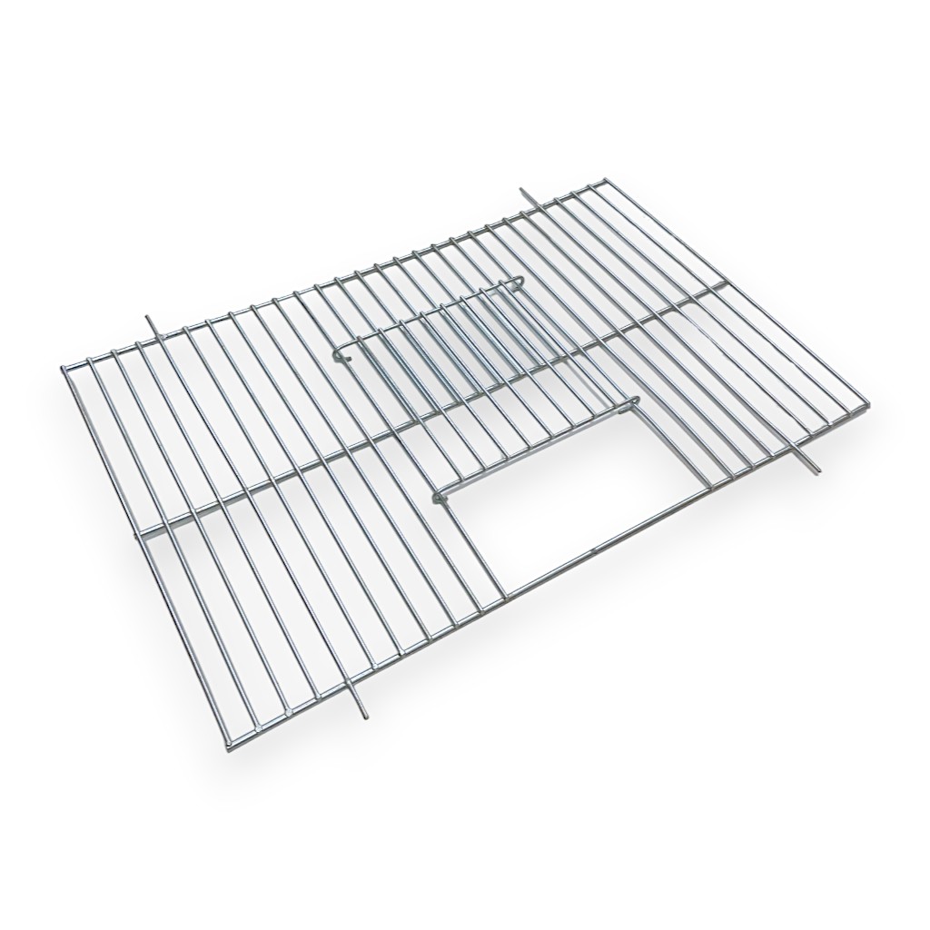 Tentoonstellings front inlandse vogels 34cmx22cm met deur galvanise