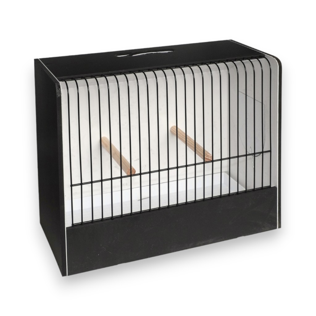 [87212211] Gabbia esposizione Canarini (Nero)