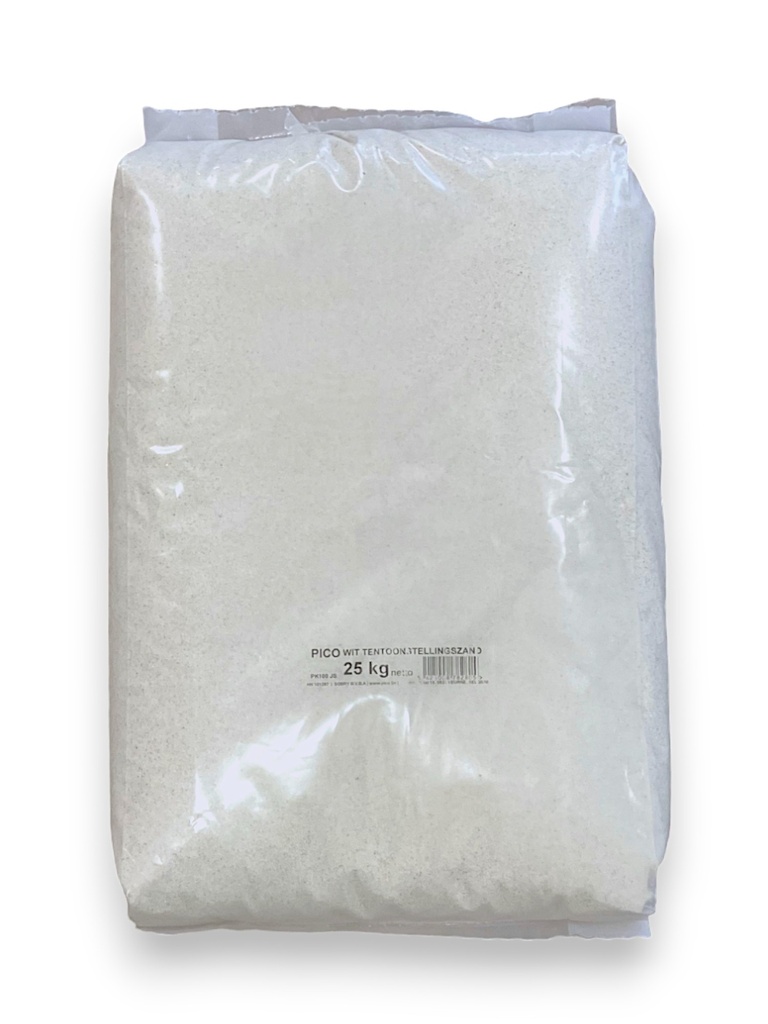 Ausstellungssand 25 kg weiß
