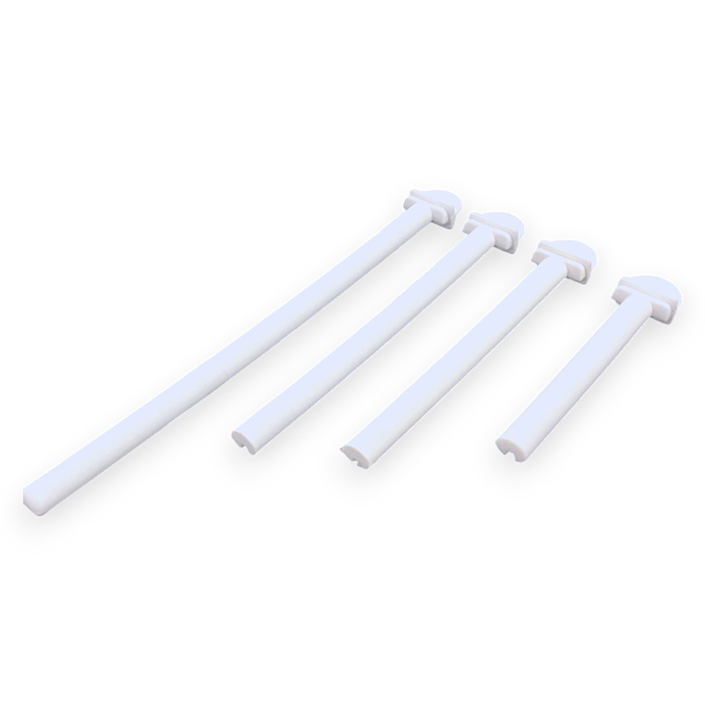 Zitstok plastiek WIT