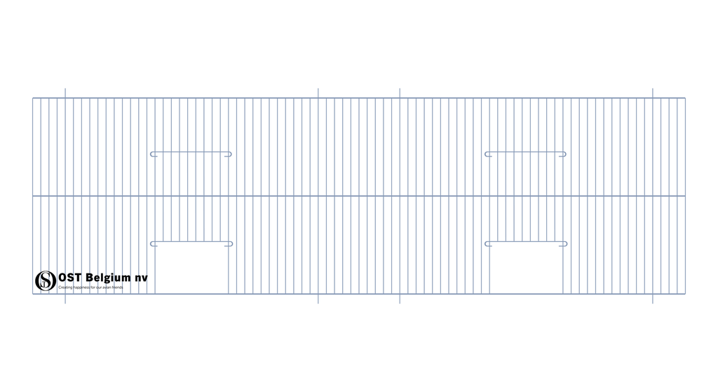 Voorfront 100x30cm