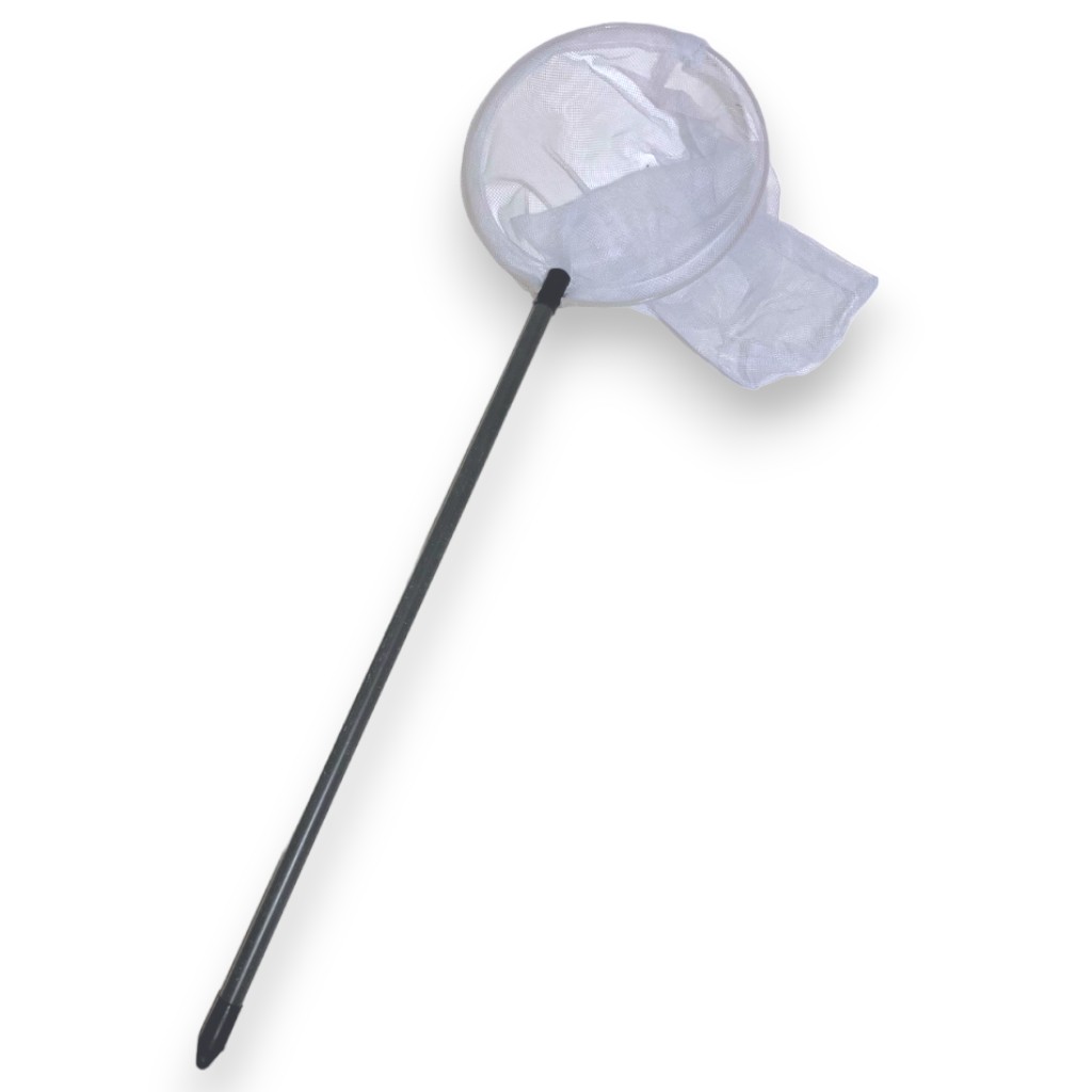 Keschervorhang 25 cm mit PVC-Griff blau