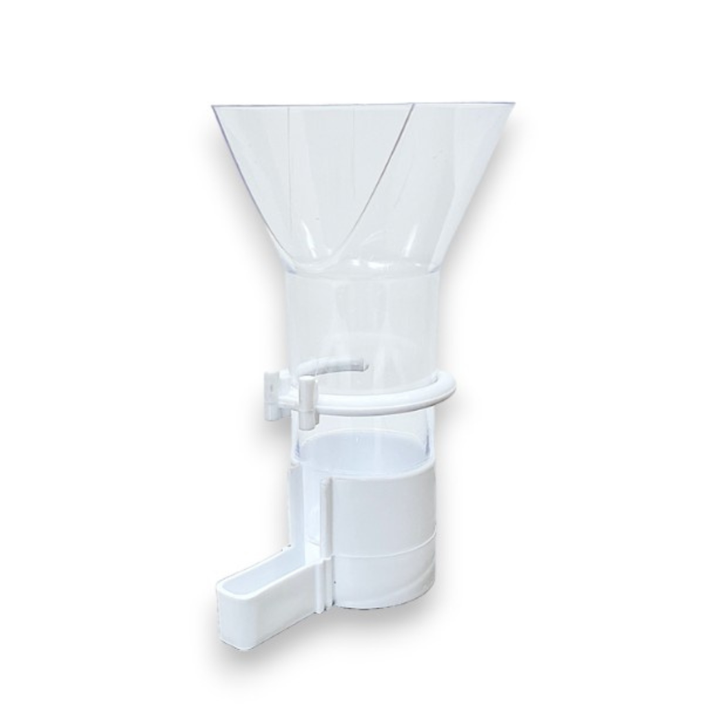[88322551] Funnel drinker white / transparent 100 ml