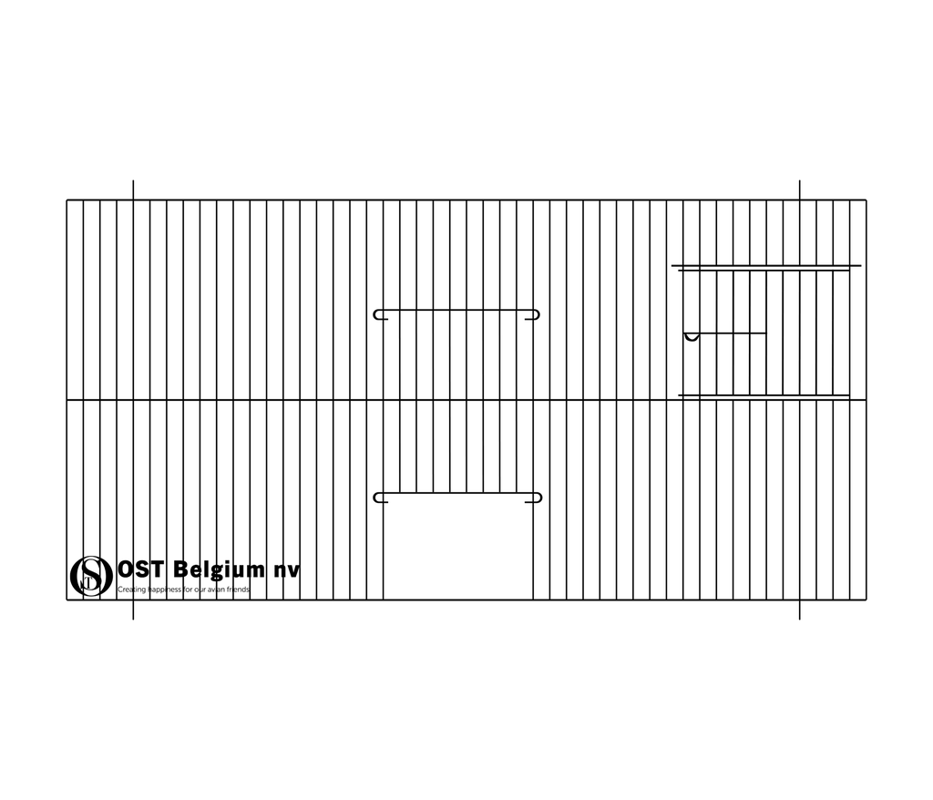 [89930611Z] Voorfront 60x30cm Zwart (Deur + Draaideur)
