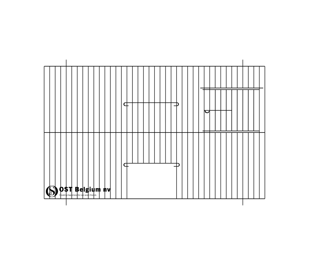 [89930511Z] واجهات 50x30 سم سوداء (Door + Revolving door)