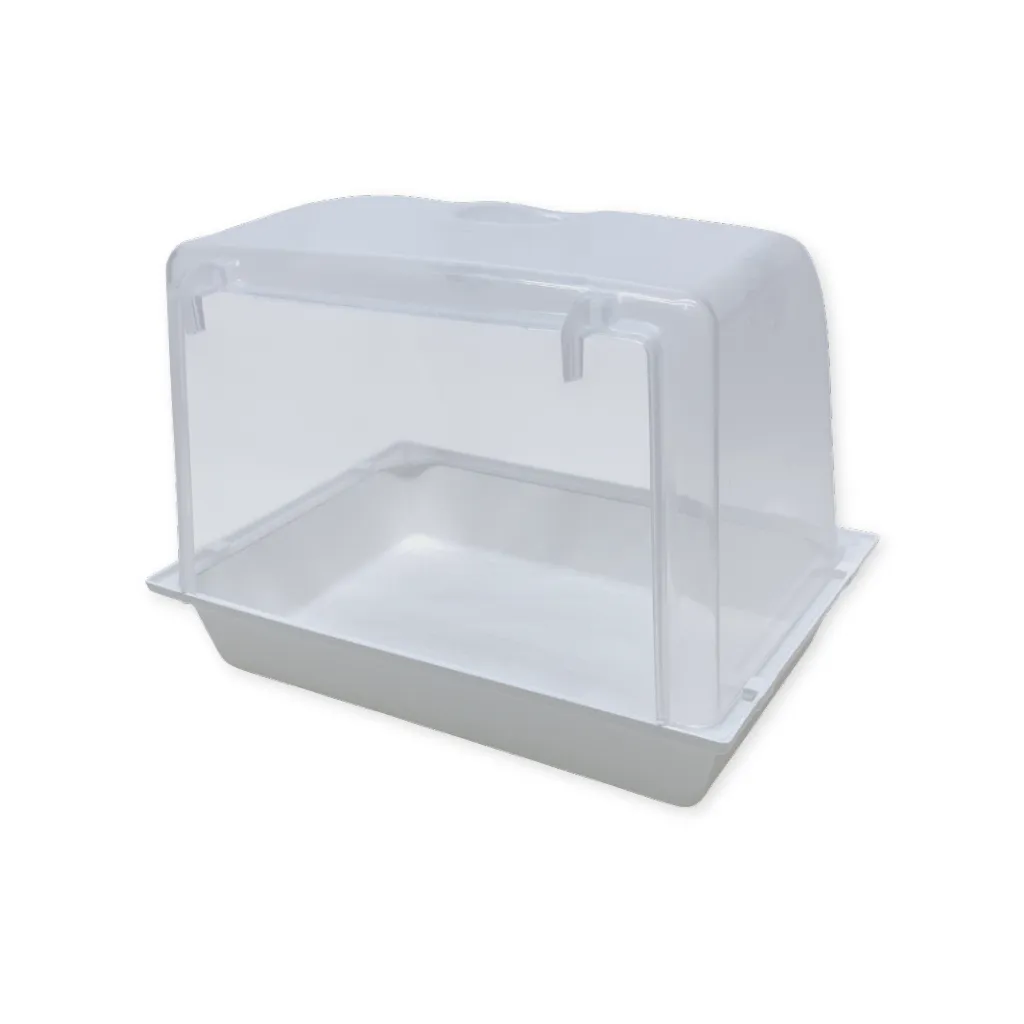 [Art. 438W] Bird bath house extra large (White / Transparent)