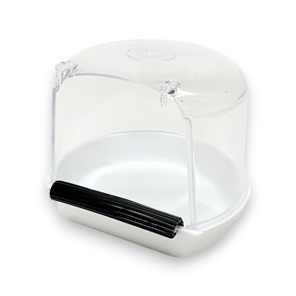 [88372121] bain d'oiseaux petit (Avec antidérapant Blanc / Transparent)