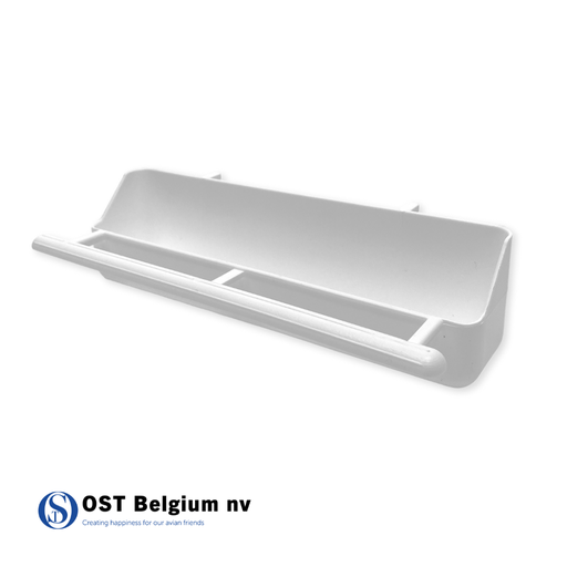 Voederbak met zitstok