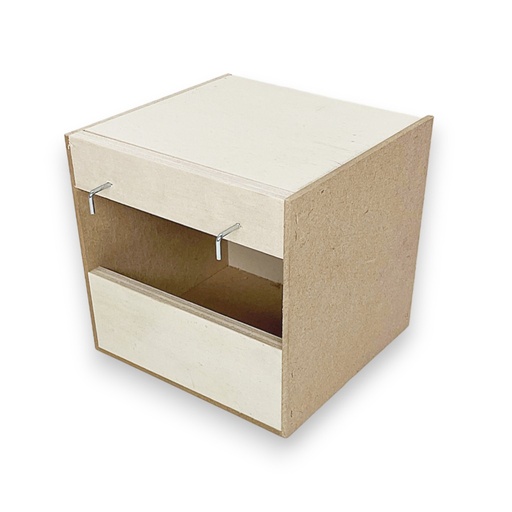 [87112071] Open exotic nest box DxWxH 12x12.5x12 cm