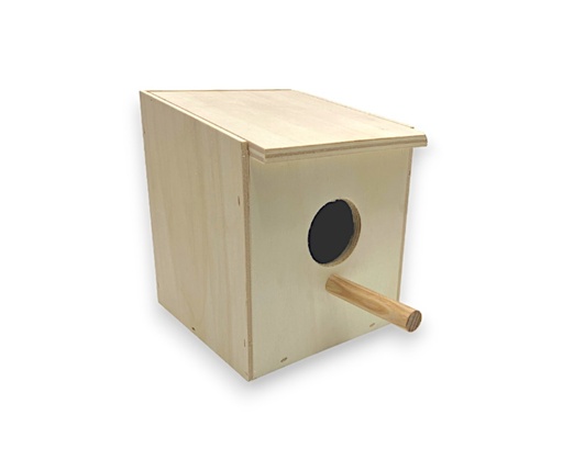 [87113011] Lovebird-Nistkasten klein TxBxH 16,1x15,3x20(17) cm
