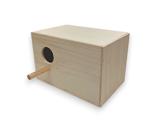 [87113021] Lovebird nest box large DxWxH 16x25x16 cm