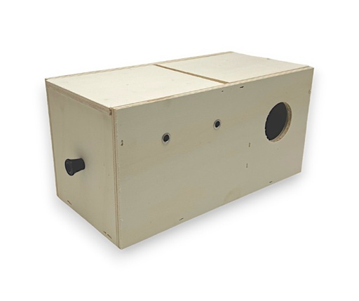 [87113041] Lovebird-Nistkasten groß Nr. 2 TxBxH 14,5x29,5x14,5 cm