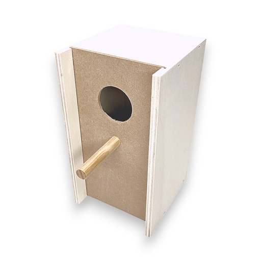 [87113091] Wellensittich-Nistkasten hoch TxBxH 13,5x13,5x24 cm