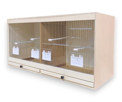 Cage d'élevage portes spéciales + portes tournantes + volets