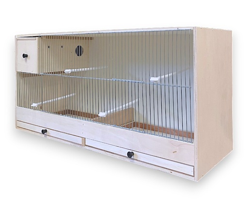 Breeding cage with nest