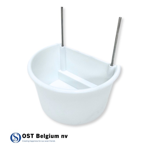 Papageientopf weiß