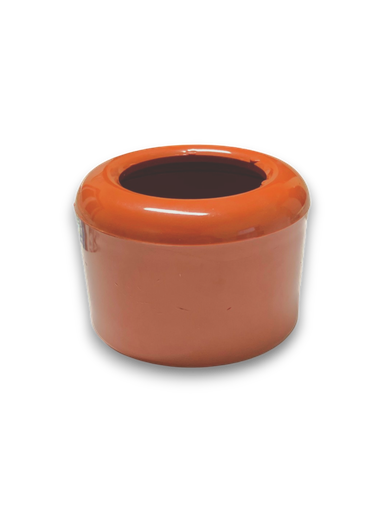 Bakje met kraag teracota