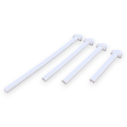 Zitstok plastiek WIT